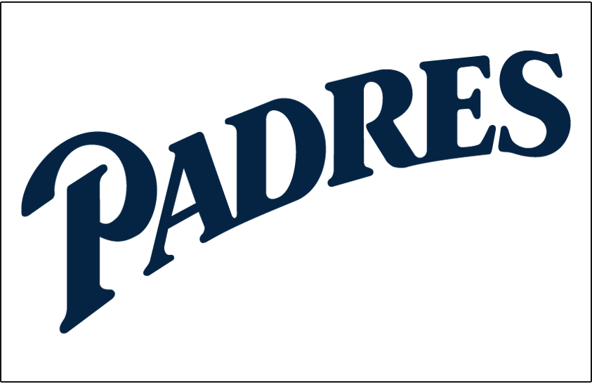 San Diego Padres 1999-2003 Jersey Logo vinyl decal